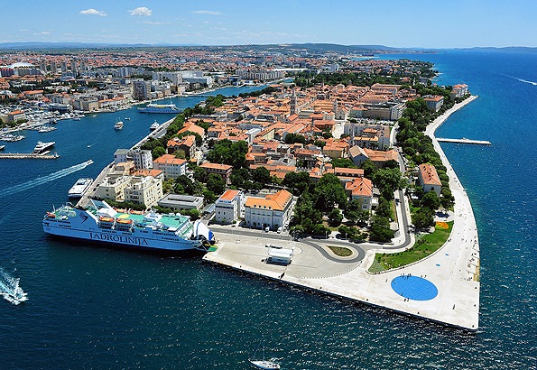Zadar madártávlatból