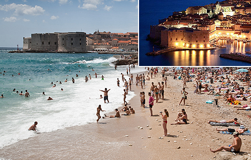 Bajne Dubrovnik leghíresebb strandja