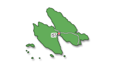 Ist sziget térkép
