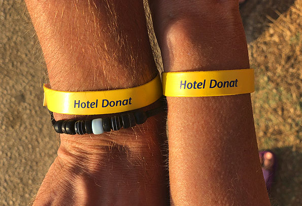 Zadarban Horvátországban a Hotel Donat semmiért nem kér plusz pénzt